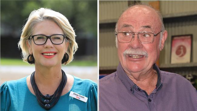 Warren Entsch and Elida Faith are Leichhardt’s top contenders.