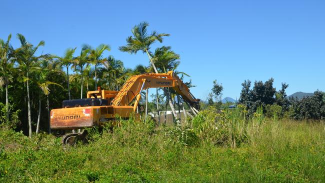 In 2018 clearing operations begun on a former palm tree plantation in Smithfield ahead of an expected retail development that was knocked back by the Planning and Environment Court this week.