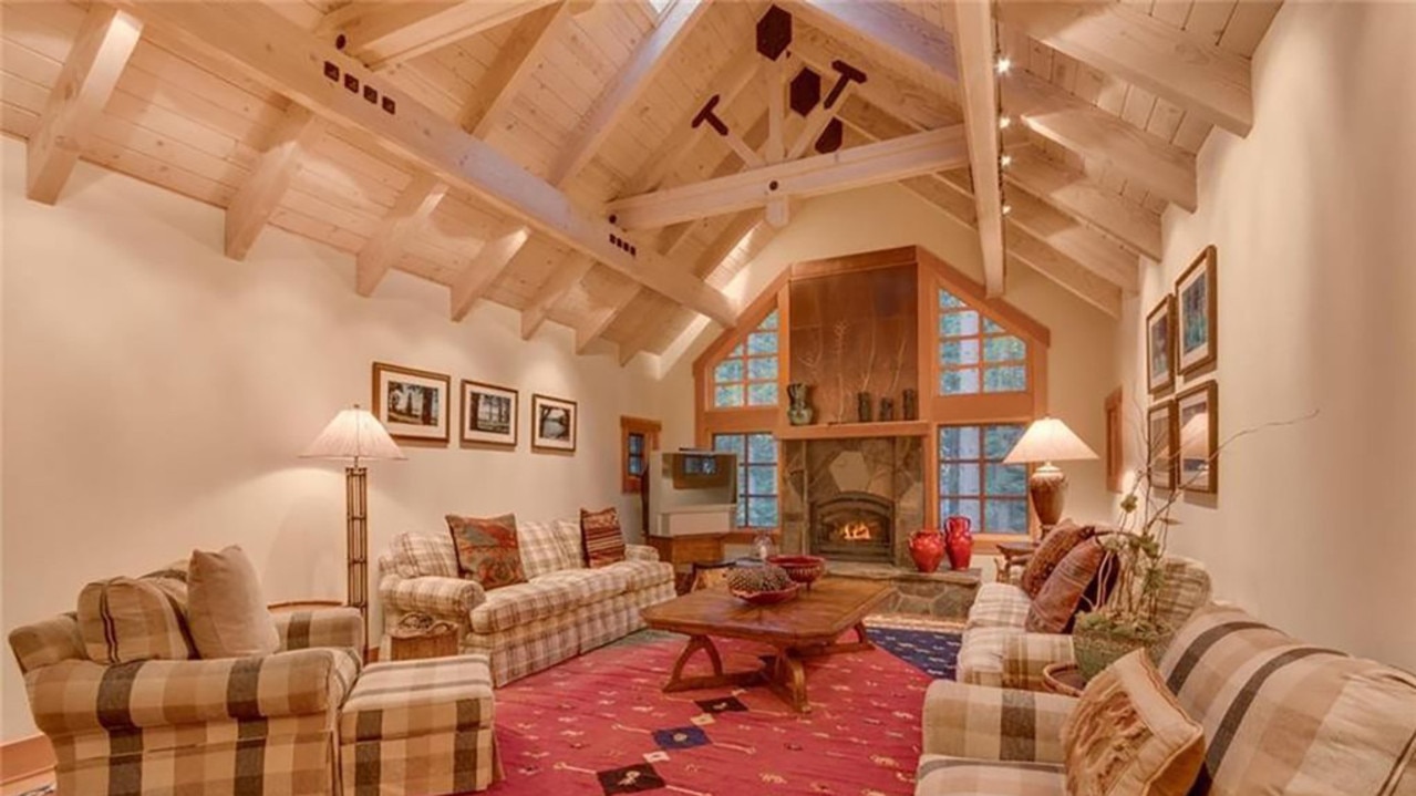 In a former life, the home hosted the Oscar de la Renta fashion show and the Lake Tahoe summer music festival, according to Realtor.com. Picture: Realtor.com