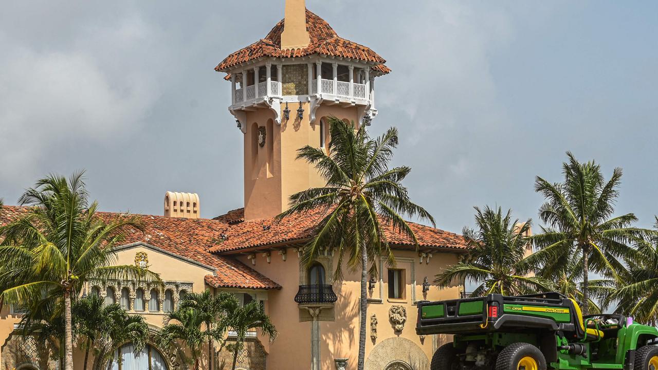 Former US President Donald Trump's residence in Mar-a-Lago, Palm Beach, Florida. (Photo by Giorgio VIERA / AFP)