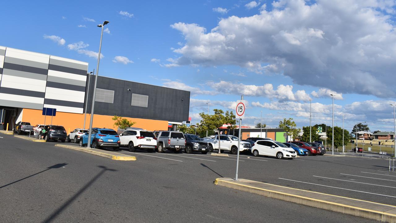 The approximate carpark location at Stockland Rockhampton where the Aldi building will go.