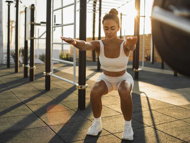 How to perfect squats. Picture: Getty Images