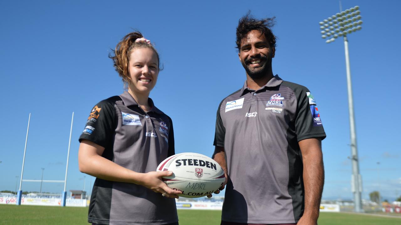 Schae Mawer, with Katie Green. Both were selected into the men’s and women’s Northern Marlins squads.