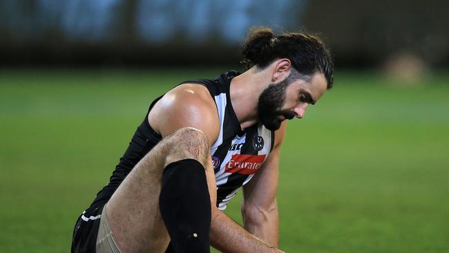 Brodie Grundy was one of the Pies best on Saturday night.