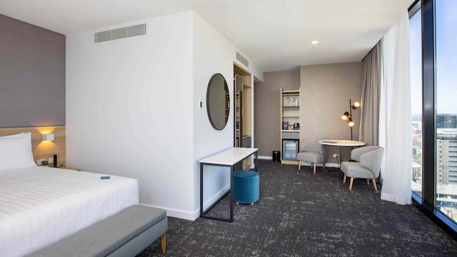 One of the rooms in the Crowne Plaza on Frome St. Picture: Russell Millard