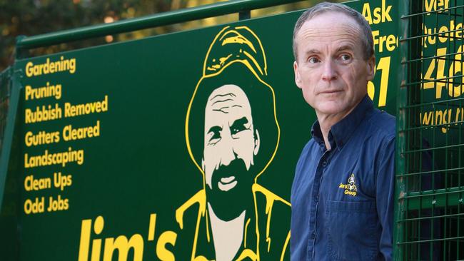 Jim Penman, founder of Jim's Mowing, has defended the business model. Picture: Supplied