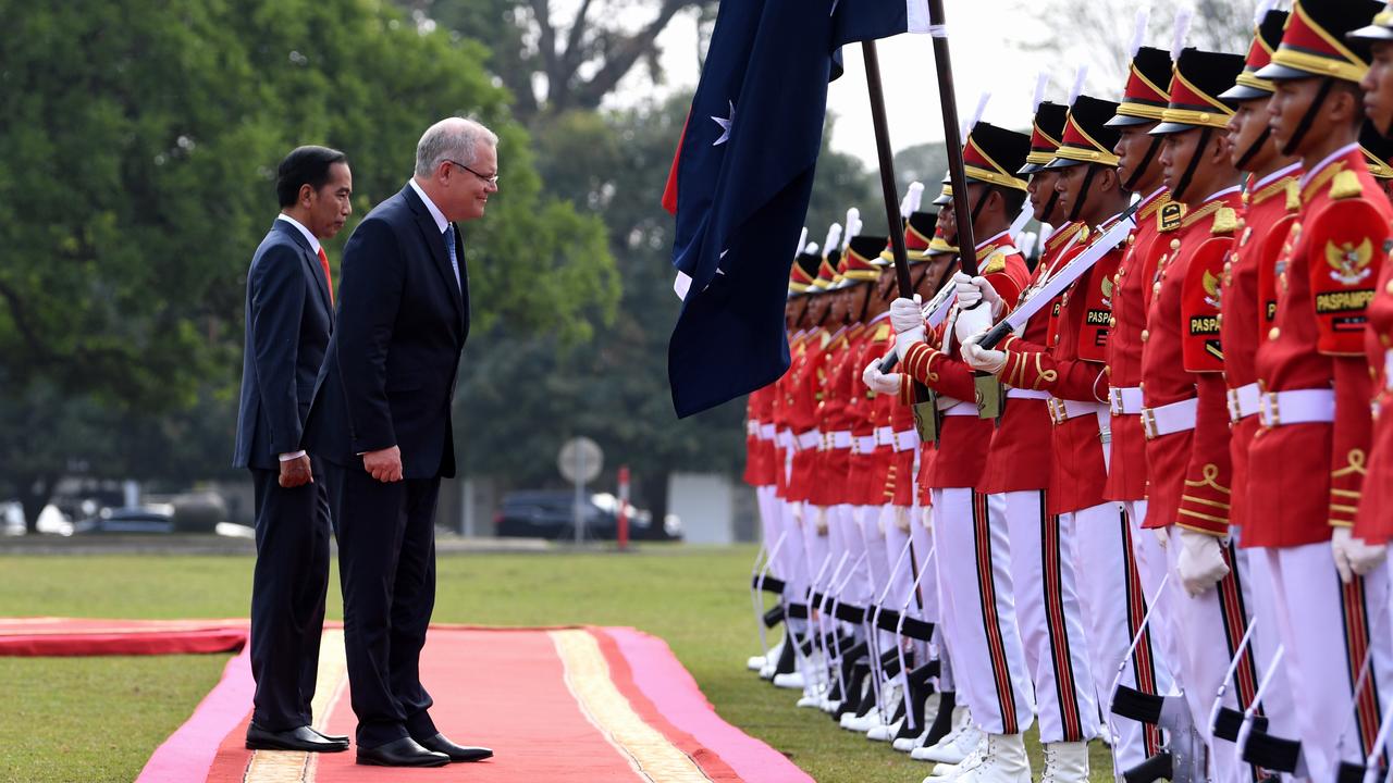 Commentators have suggested Scott Morrison is off to a good start with Indonesia so far. Picture: AAP Image/Lukas Coch