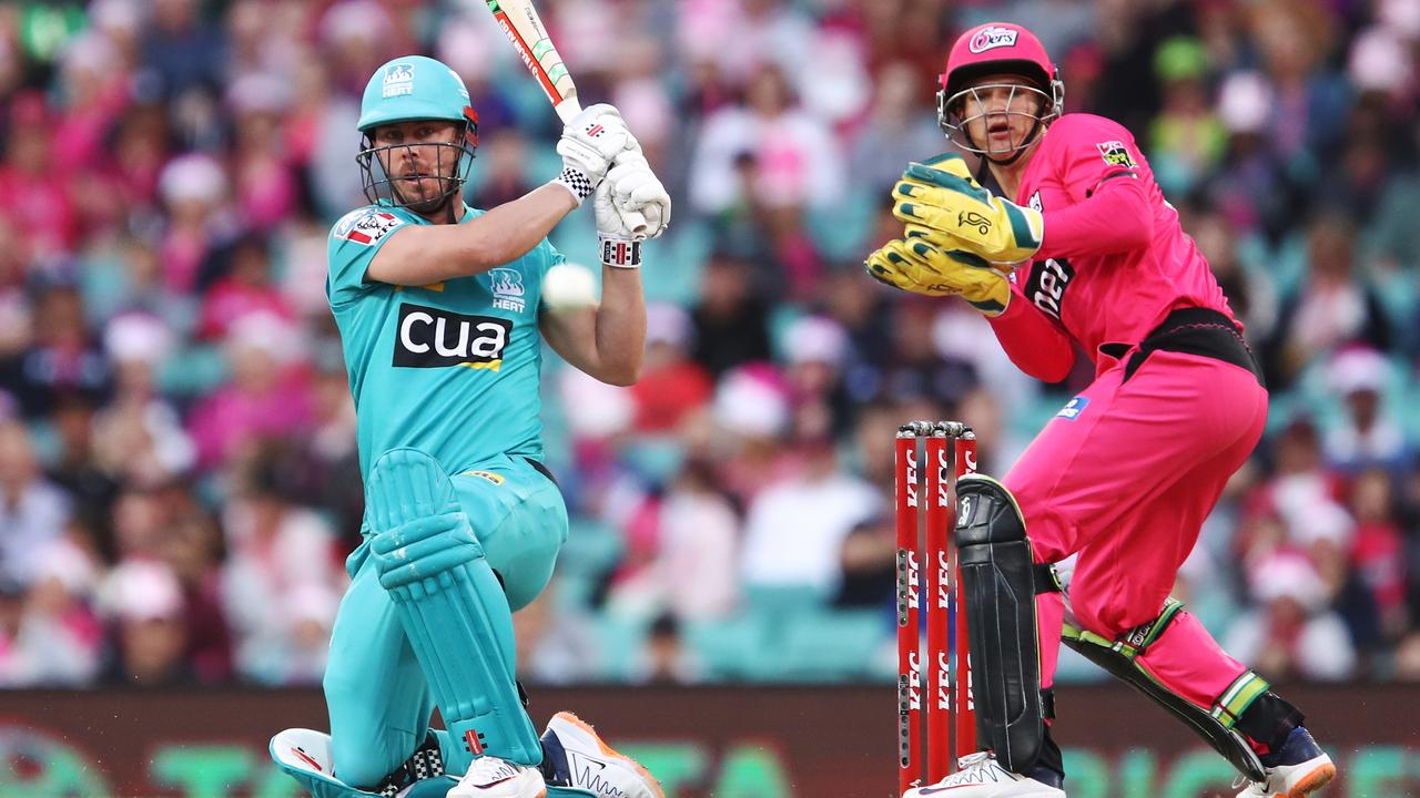 Chris Lynn put on a batting masterclass at the SCG. Photo: Brendon Thorne