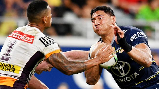 Jason Taumalolo is an imposing figure for the Cowboys. Picture: Alix Sweeney