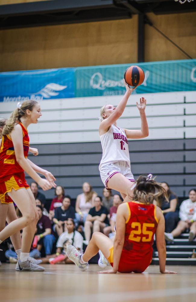 Queensland South Emma Petrie at the Under-18 National Championships. Picture: Taylor Earnshaw