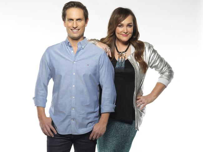 Kate Langbroek and Cam Knight star in Unreal Estate, Nine Network. Picture: Supplied