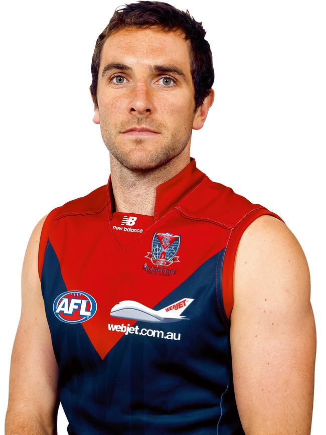 Macdonald playing for the Melbourne Demons in 2013. Picture: Supplied