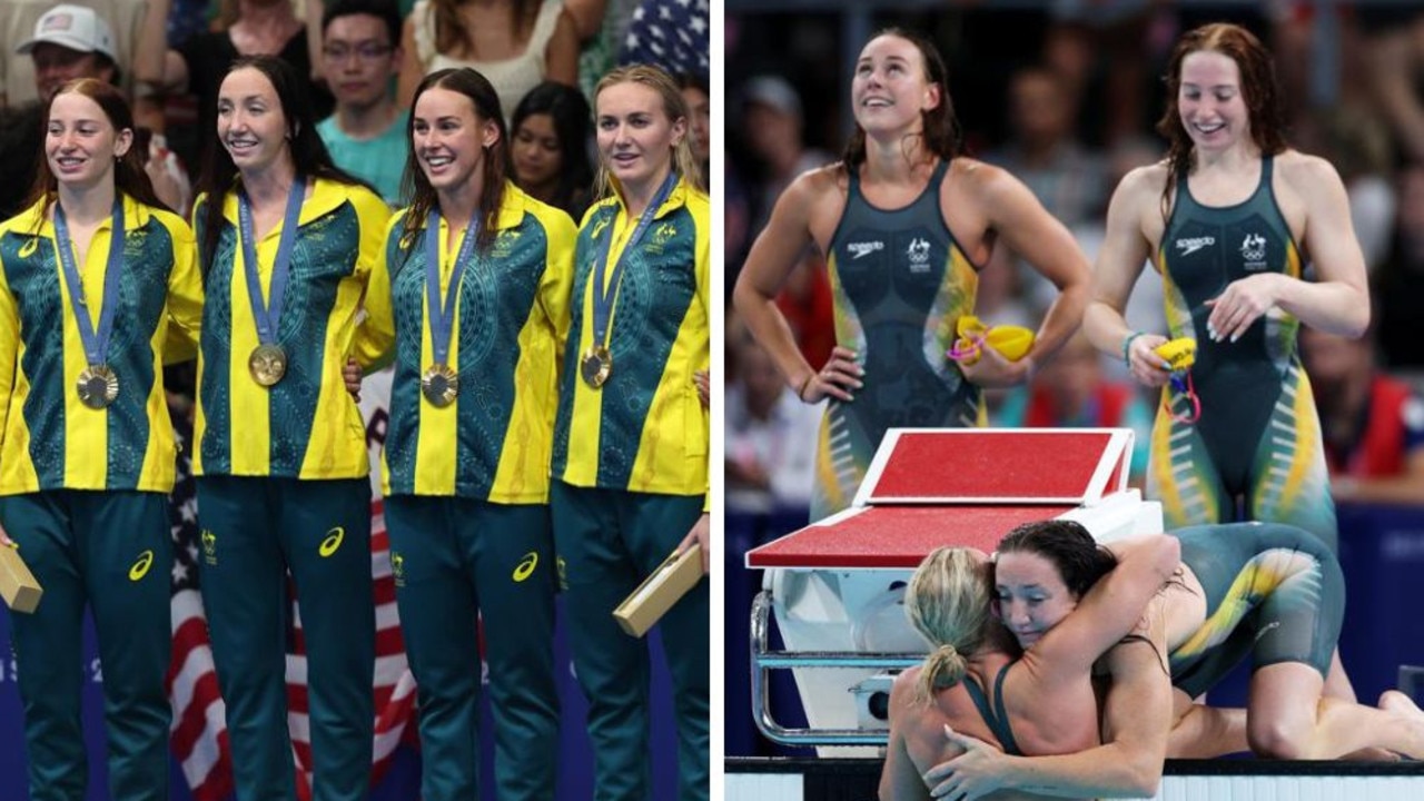 Australia won gold in the women's 4x200m freestyle relay.