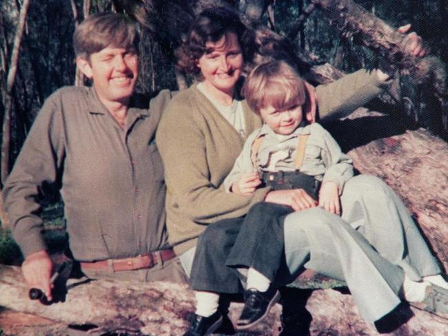 This photo of anti-drugs campaigner Donald (Don) Mackay with wife Barbara and son James, 3, was taken the week before he was murdered in 1977.