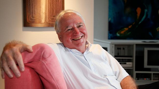 Former anti-corruption commissioner Tony Fitzgerald pictured at his home on the Sunshine Coast.