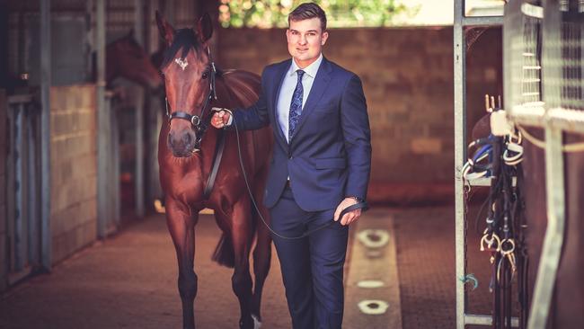 Ollie Wines has an interest in racehorses and enjoys getting dressed up for the Melbourne Cup.