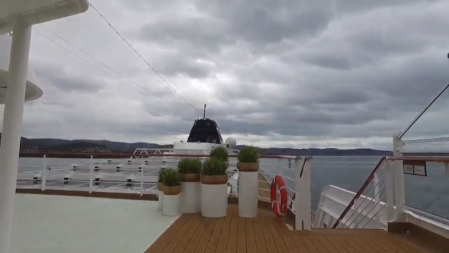 Tour of cruise liner Viking Orion