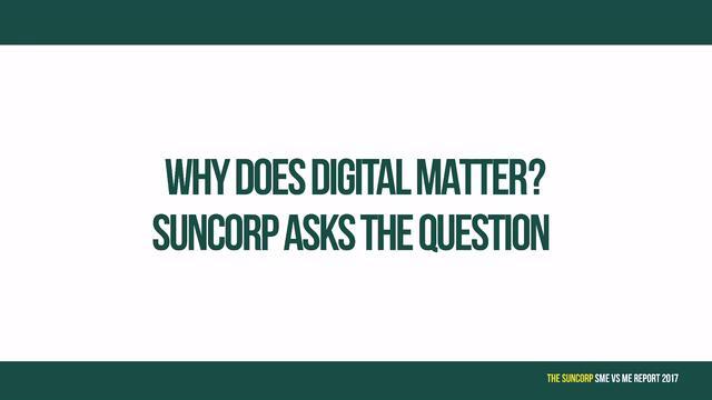 Why does digital matter? Suncorp asks the question.