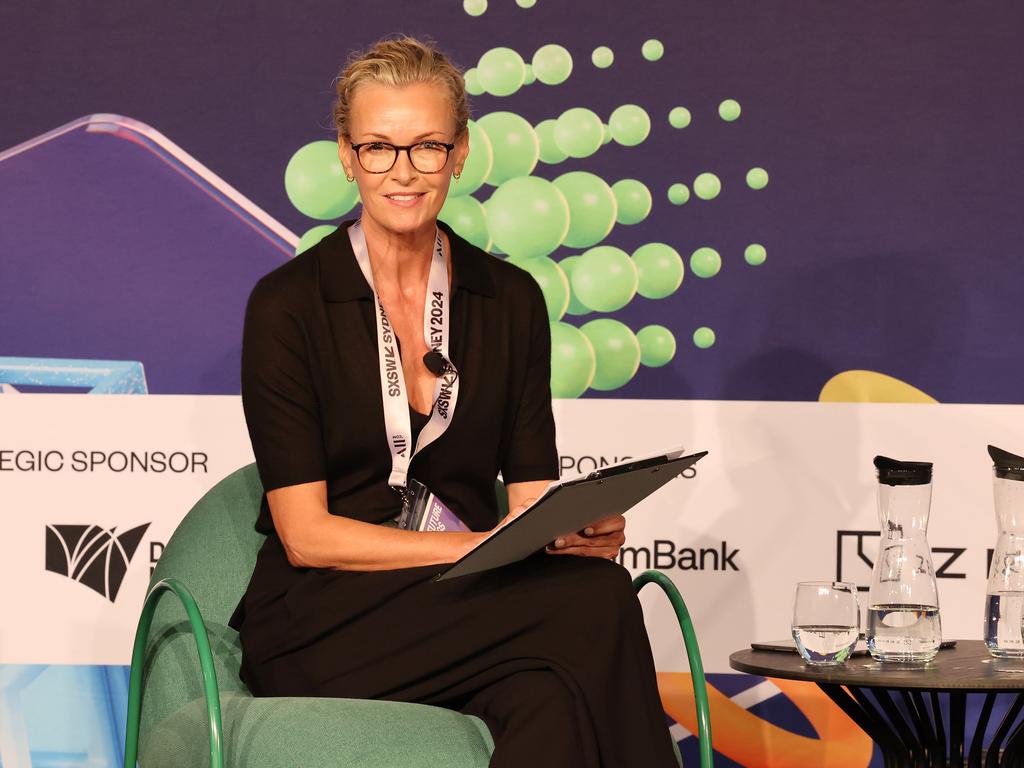 Sarah Murdoch chaired a panel discussion. Picture: Rohan Kelly