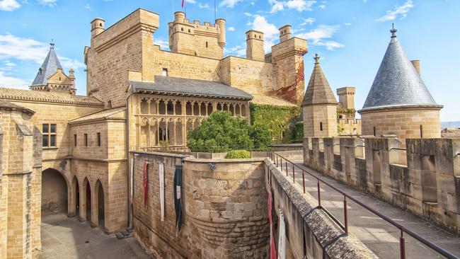 Olite Castle in Navarre, Spain.