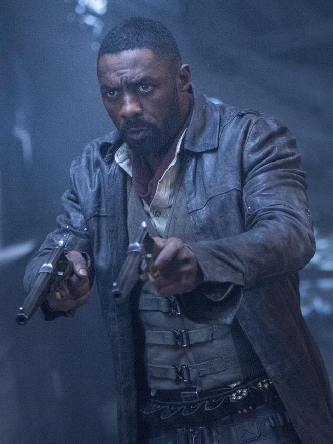 That left Elba to make his guns — and his eyebrows — do all the talking in the movie. Picture: Sony Pictures