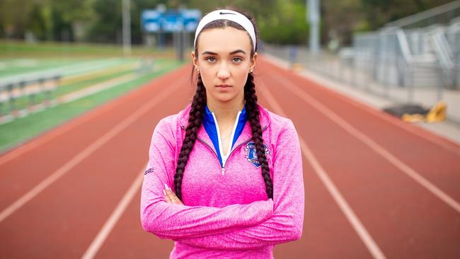 Selina Soule opposes biological boys playing girls’ sports.