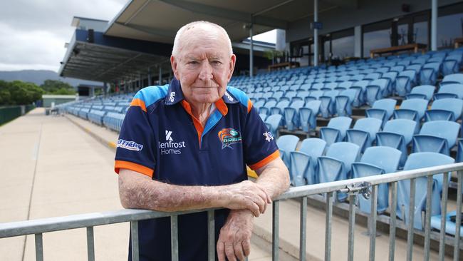 Cairns rugby league stalwart John Moore is calling on the Cairns Regional Council and the state and federal governments to urgently upgrade Barlow Park to a 14,000 seat stadium. The former Australian Rugby League board member says we can't wait another five or 10 years to attract top tier sporting events to Cairns. Picture: Brendan Radke