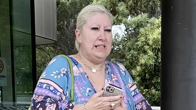 Melanie Cox leaves Coffs Harbour court on November 12, 2024.