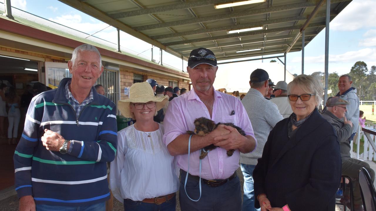 Rob Hall, May and Peter Winter with Bev Hall.