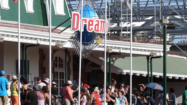 Tragedy strikes at Dreamworld. Picture: Regi Varghese