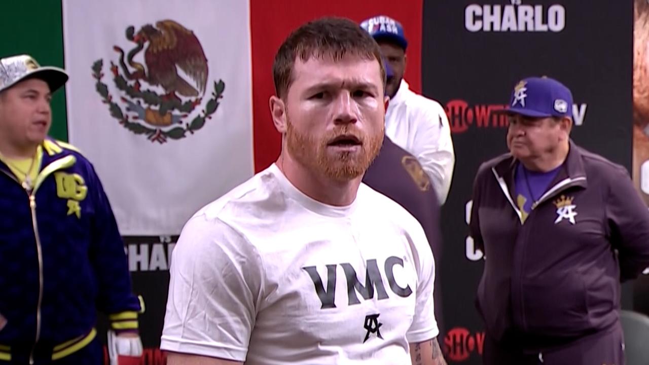 Canelo was left stunned. Picture: Supplied