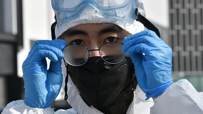 The coronavirus first emerged in China at the start of the year. Picture: AFP