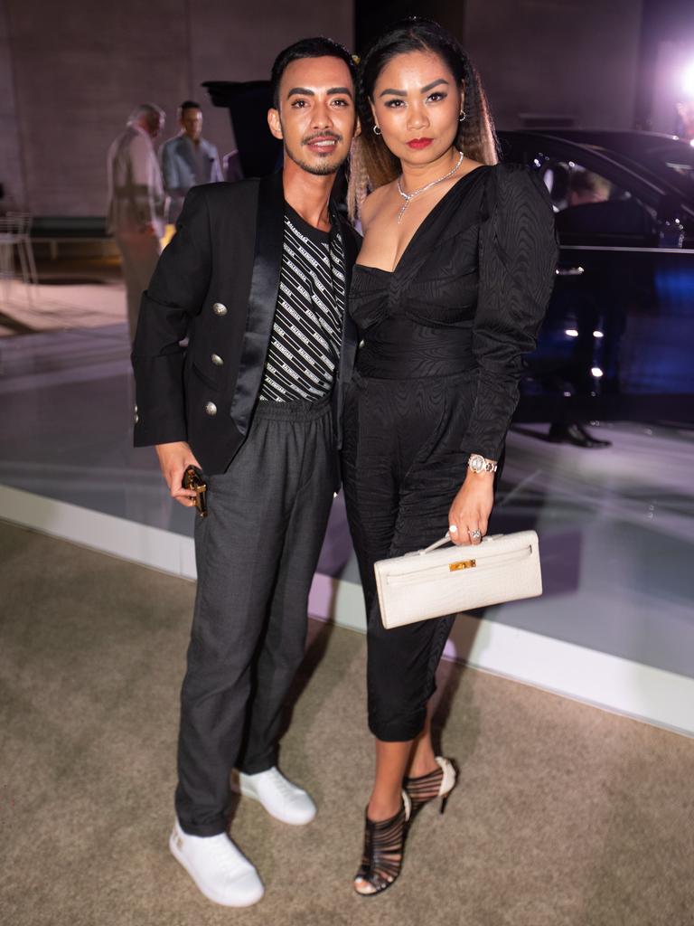 Clarence Gorospe and Aby Sweeney attend the Rolls-Royce Ghost Launch on 24th September 2020. Socials: Damien Anthony Rossi Pictures: Dino Renda