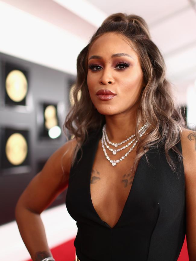 Songstress Eve attends the 61st Annual Grammy Awards. Picture: Getty