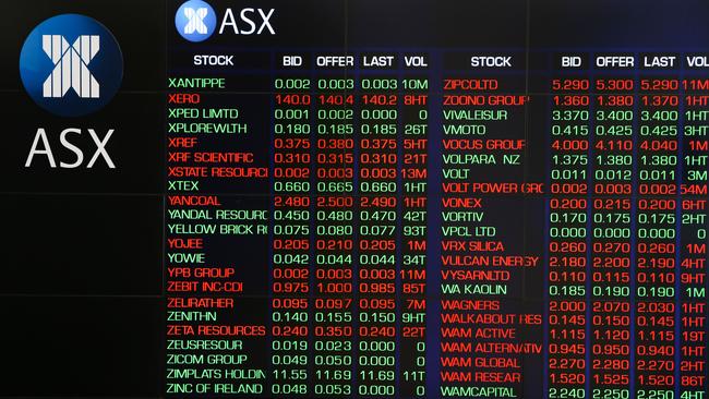 Local stocks ended slightly lower. Picture: NCA NewsWire/Gaye Gerard