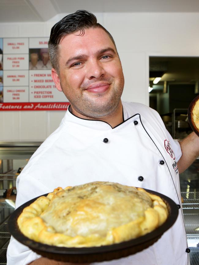 Piefection owner Matt Roman. Picture: Darren England.