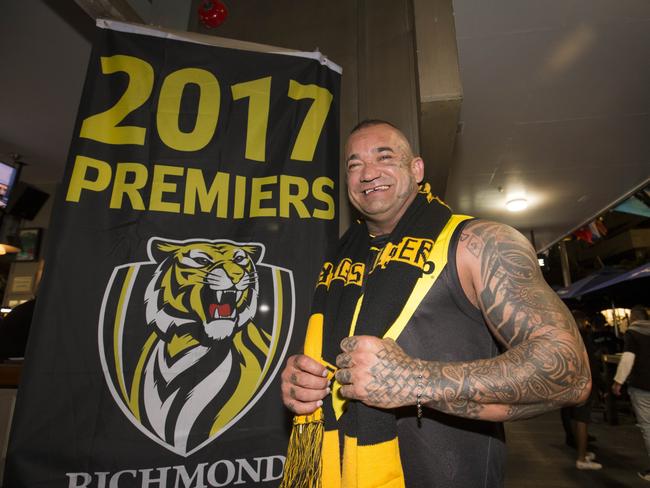 The late Shane Martin, father of Dustin Martin, was deported to New Zealand in 2016.