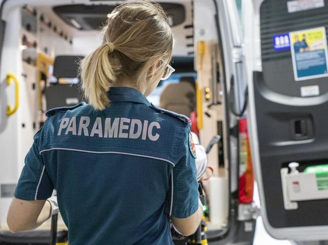 Eight ambulance officers were awarded grants for seven projects and further development, at a symposium in Townsville on Wednesday. Picture: Mary-Ann Shapcott