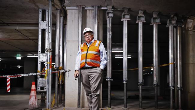 NSW Building Commissioner David Chandler, pictured at another development site.