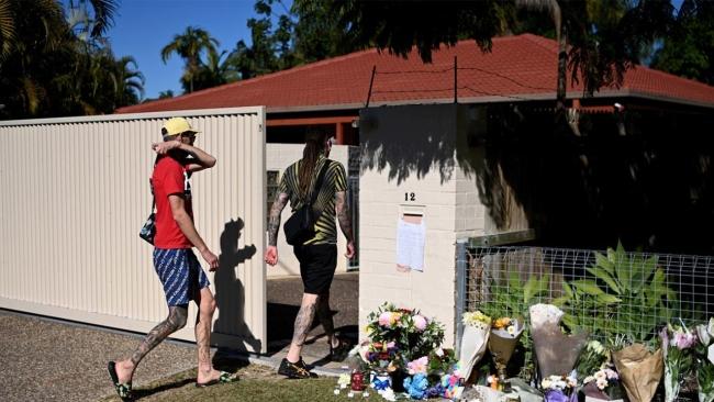 Friends and family visited the grieving parents of Ethan James Rayner. Photo: Dan Peled / NCA NewsWire