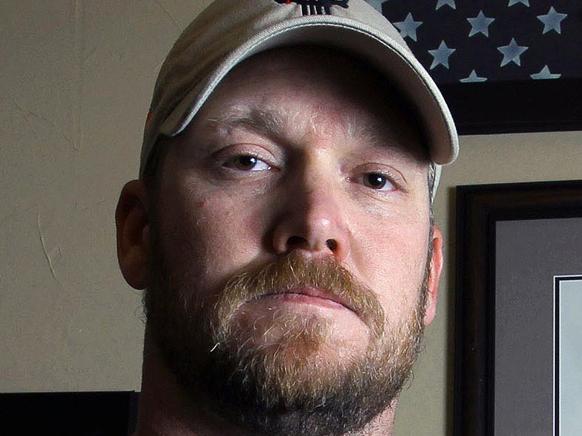 In this April 6, 2012, photo, former Navy SEAL and author of the book “American Sniper”, Chris Kyle poses in Midlothian, Texas. A Texas sheriff has told local newspapers that Kyle has been fatally shot along with another man on a gun range, Saturday, Feb. 2, 2013. (AP Photo/The Fort Worth Star-Telegram, Paul Moseley)