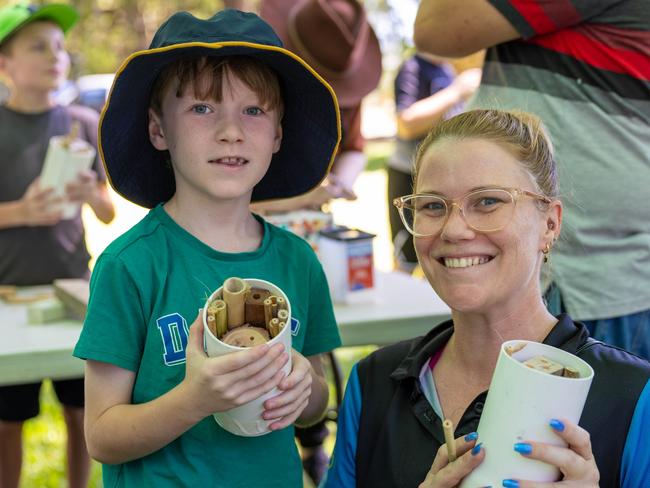 A young participant at the Native Bee workshop at Rockhampton Zoo. Supplied: Rockhampton Regional Council