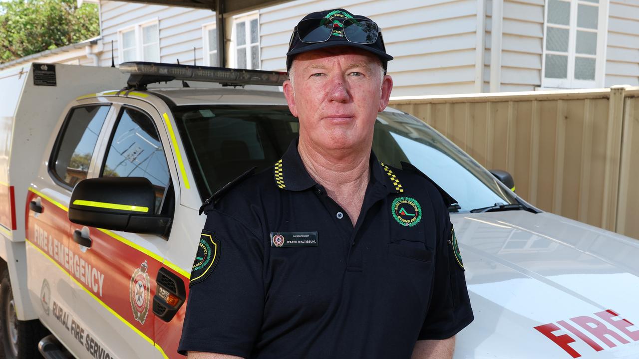 Superintendent Wayne Waltisbuhl, Dalby Incident Command Centre. Picture: Liam Kidston