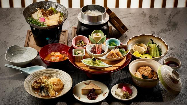 Hakujukan’s shojin ryori vegetarian breakfast.