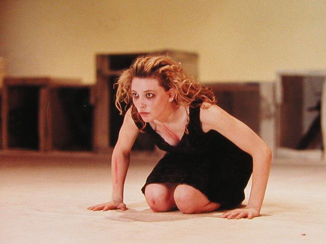 Blanchett in Sophocles’ Electra, directed by Lindy Davies at NIDA in 1992