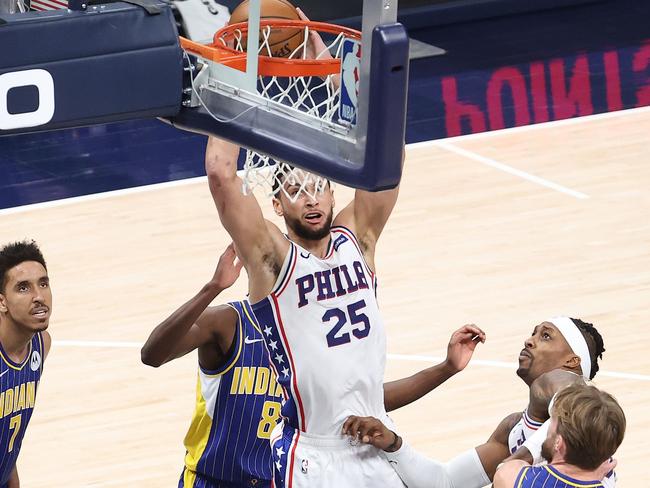 Ben Simmons is hopeful of playing with the Boomers. Picture: Andy Lyons/Getty Images