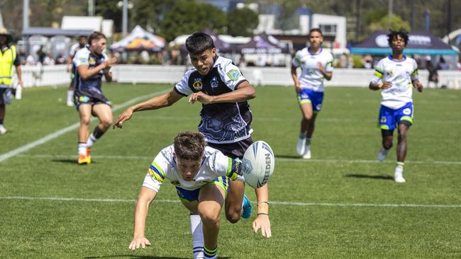 U17s boys Koori Knockout grand final, La Perouse Panthers vs Bundjalung Baygal Warriors. Picture: Andrea Francolini