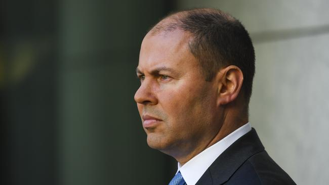 Treasurer Josh Frydenberg has flagged bringing forward personal income tax cuts to boost the economy. Picture: AAP