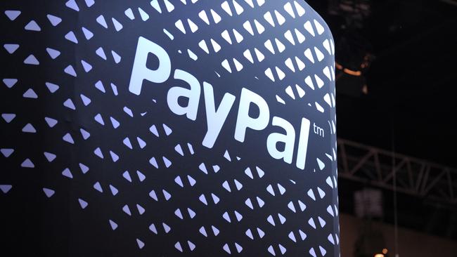 The PayPal buy now, pay later service is available for purchases between $30 and $1500, with four interest-free payments. Picture: AFP