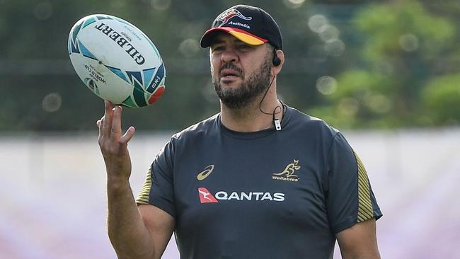 Wallabies coach Michael Cheika is unimpressed with World Rugby. Picture: AFP